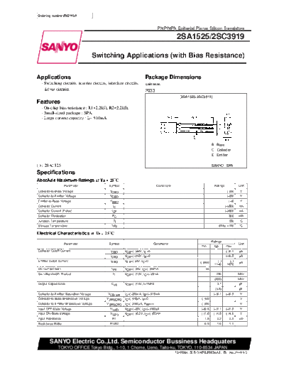 2 22sc3919  . Electronic Components Datasheets Various datasheets 2 22sc3919.pdf