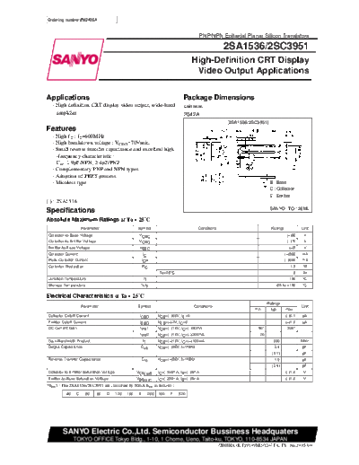 2 22sc3951  . Electronic Components Datasheets Various datasheets 2 22sc3951.pdf