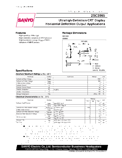 2 22sc3995  . Electronic Components Datasheets Various datasheets 2 22sc3995.pdf