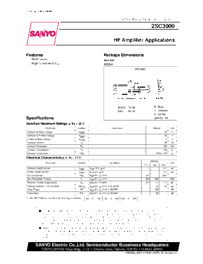 2 22sc3000  . Electronic Components Datasheets Various datasheets 2 22sc3000.pdf