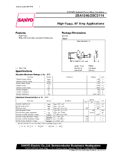 2 22sc3114  . Electronic Components Datasheets Various datasheets 2 22sc3114.pdf