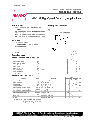 2 22sc3256  . Electronic Components Datasheets Various datasheets 2 22sc3256.pdf