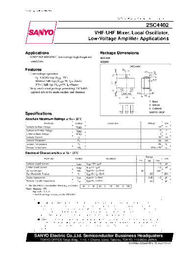 2 22sc4402  . Electronic Components Datasheets Various datasheets 2 22sc4402.pdf