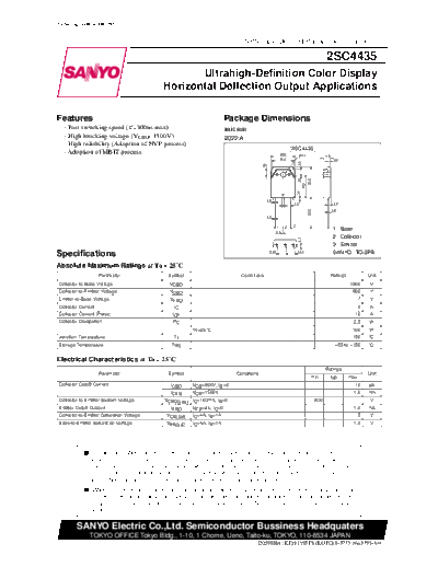 2 22sc4435  . Electronic Components Datasheets Various datasheets 2 22sc4435.pdf