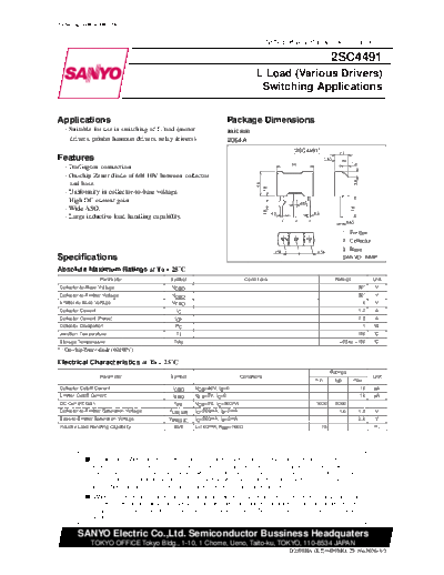 2 22sc4491  . Electronic Components Datasheets Various datasheets 2 22sc4491.pdf