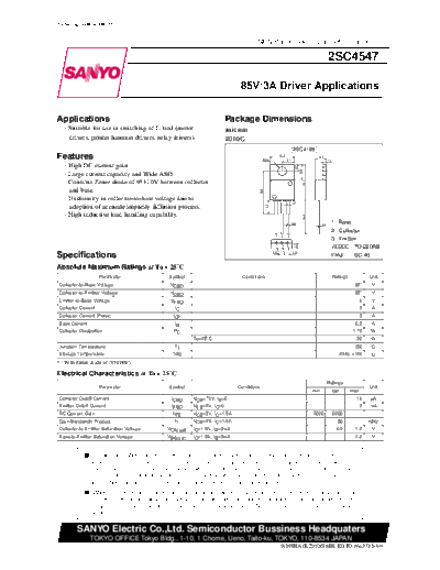 . Electronic Components Datasheets 22sc4547  . Electronic Components Datasheets Various datasheets 2 22sc4547.pdf