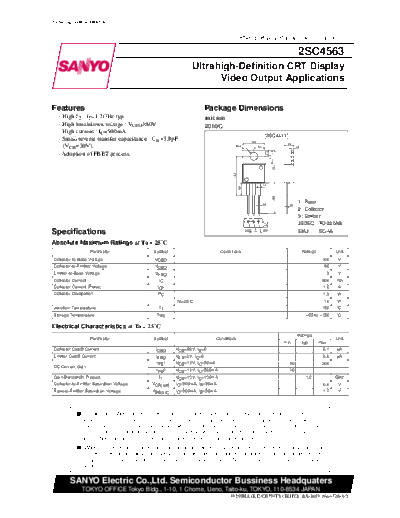 2 22sc4563  . Electronic Components Datasheets Various datasheets 2 22sc4563.pdf
