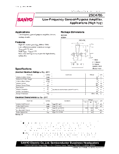 2 22sc4705  . Electronic Components Datasheets Various datasheets 2 22sc4705.pdf