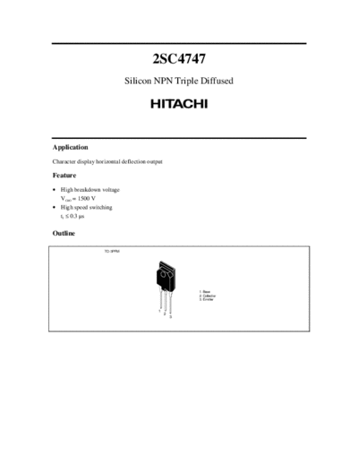 2 22sc4747  . Electronic Components Datasheets Various datasheets 2 22sc4747.pdf