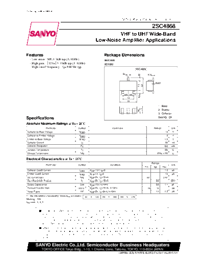 . Electronic Components Datasheets 22sc4868  . Electronic Components Datasheets Various datasheets 2 22sc4868.pdf