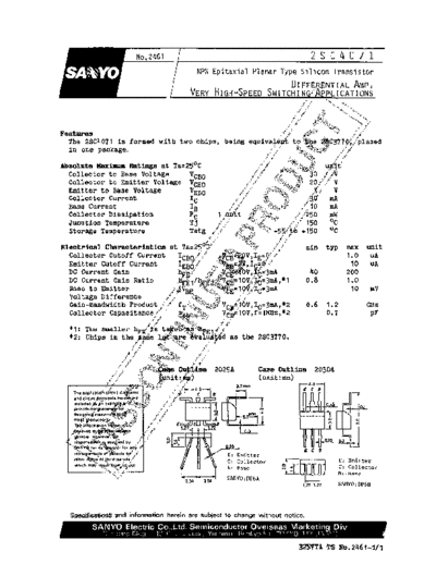 2 sc4071  . Electronic Components Datasheets Various datasheets 2 22sc4071.pdf