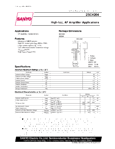 2 22sc4204  . Electronic Components Datasheets Various datasheets 2 22sc4204.pdf