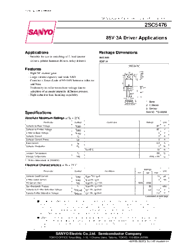 2 22sc5476  . Electronic Components Datasheets Various datasheets 2 22sc5476.pdf