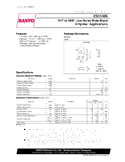 2 22sc5488  . Electronic Components Datasheets Various datasheets 2 22sc5488.pdf