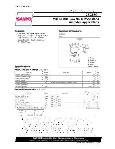 2 22sc5501  . Electronic Components Datasheets Various datasheets 2 22sc5501.pdf