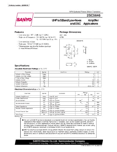 2 22sc5646  . Electronic Components Datasheets Various datasheets 2 22sc5646.pdf