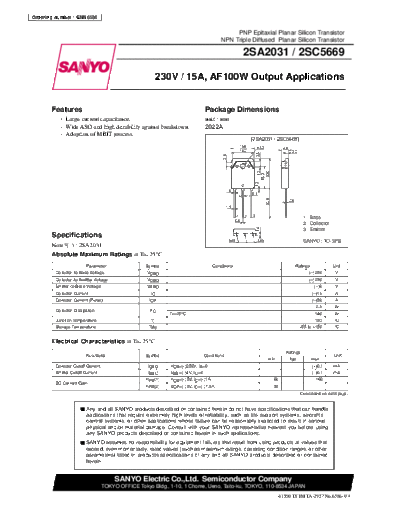 2 22sc5669  . Electronic Components Datasheets Various datasheets 2 22sc5669.pdf