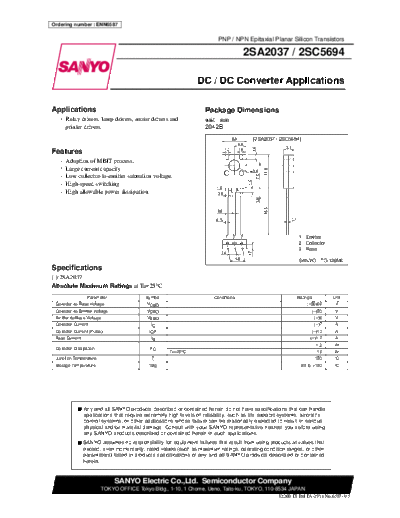 2 22sc5694  . Electronic Components Datasheets Various datasheets 2 22sc5694.pdf