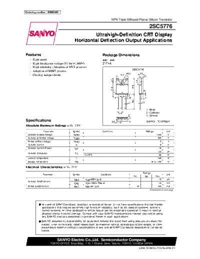 2 22sc5776  . Electronic Components Datasheets Various datasheets 2 22sc5776.pdf