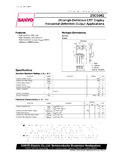 2 22sc5042  . Electronic Components Datasheets Various datasheets 2 22sc5042.pdf