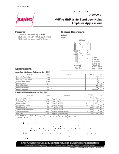 2 22sc5230  . Electronic Components Datasheets Various datasheets 2 22sc5230.pdf