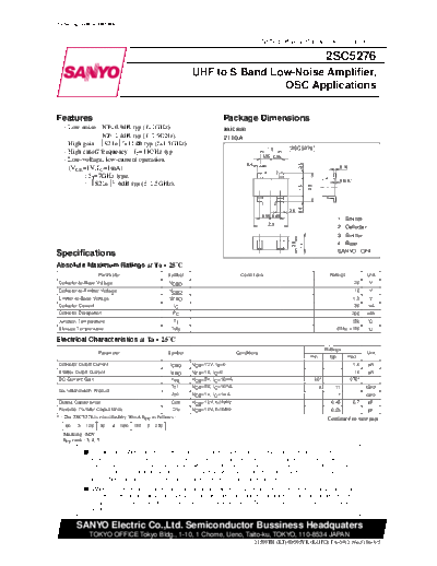 2 22sc5276  . Electronic Components Datasheets Various datasheets 2 22sc5276.pdf