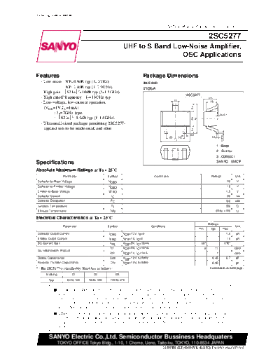 2 22sc5277  . Electronic Components Datasheets Various datasheets 2 22sc5277.pdf