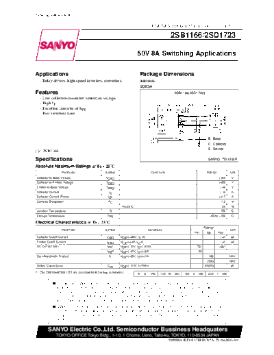 2 22sd1723  . Electronic Components Datasheets Various datasheets 2 22sd1723.pdf