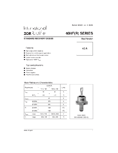 4 40hf120  . Electronic Components Datasheets Various datasheets 4 40hf120.pdf