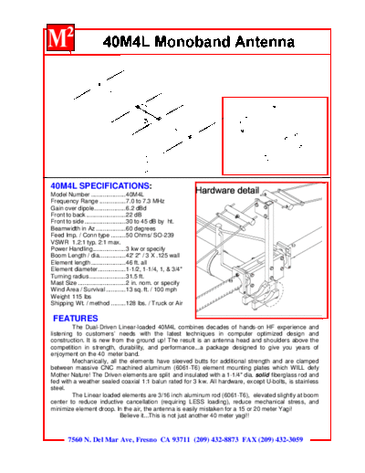 4 40m4l  . Electronic Components Datasheets Various datasheets 4 40m4l.pdf