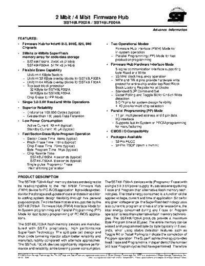 4 49lf002  . Electronic Components Datasheets Various datasheets 4 49lf002.pdf