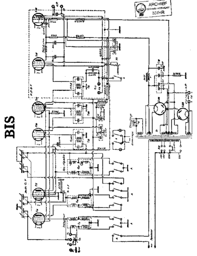 BIS RADIO BisRadio SuperSecteurVI  . Rare and Ancient Equipment BIS RADIO Audio SuperSecteurVI BisRadio_SuperSecteurVI.pdf