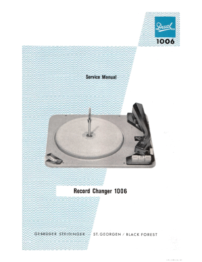 DUAL ve   1006 service en  . Rare and Ancient Equipment DUAL Audio 1006 ve_dual_1006_service_en.pdf