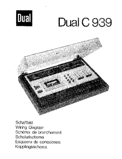 DUAL hfe dual c 939 schematics  . Rare and Ancient Equipment DUAL Audio C 939 hfe_dual_c_939_schematics.pdf