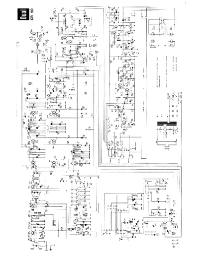 DUAL hfe dual cr 50 schematic  . Rare and Ancient Equipment DUAL Audio CR 50 hfe_dual_cr_50_schematic.pdf
