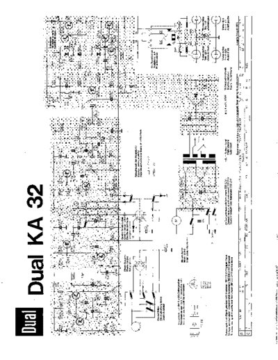 DUAL Dual KA32 Sch  . Rare and Ancient Equipment DUAL Audio KA 32 Dual_KA32_Sch.pdf