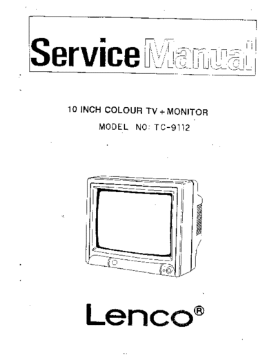 LENCO tvlenco tc-9112  LENCO TV TC-9112 tvlenco_tc-9112.pdf