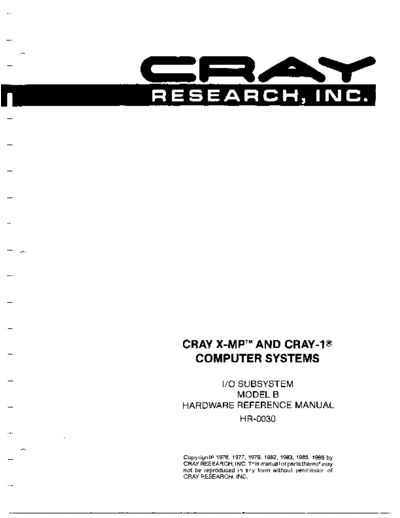 cray HR-0030-  XMP and   1 Computer Systems-IO Subsystem Model B Hardware Reference Manual-May 1986.OCR  cray IOS HR-0030-CRAY_XMP_and_CRAY_1_Computer_Systems-IO_Subsystem_Model_B_Hardware_Reference_Manual-May_1986.OCR.pdf