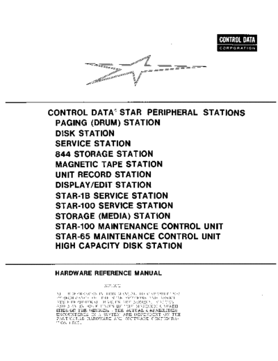 cdc 60405000B starPeriph Apr74  . Rare and Ancient Equipment cdc cyber cyber_200 60405000B_starPeriph_Apr74.pdf