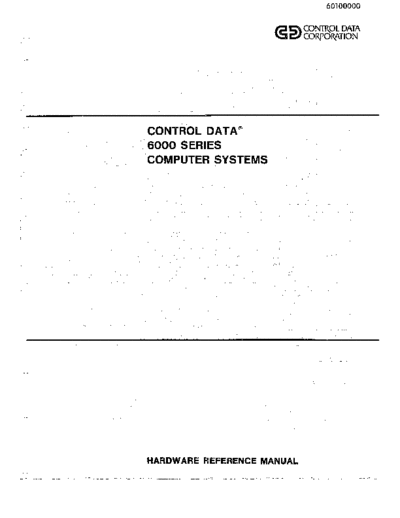 cdc 60100000AL 6000 Series Computer Systems HW Reference Aug78  . Rare and Ancient Equipment cdc cyber cyber_70 60100000AL_6000_Series_Computer_Systems_HW_Reference_Aug78.pdf