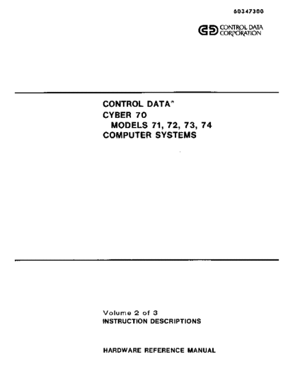 cdc 60347300N Cyber70 Instruction Descriptions Jun77  . Rare and Ancient Equipment cdc cyber cyber_70 60347300N_Cyber70_Instruction_Descriptions_Jun77.pdf