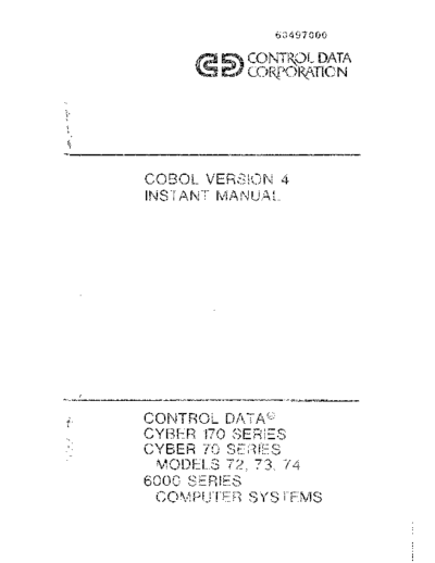 cdc 60497000A COBOL Ver 4 Instant Feb76  . Rare and Ancient Equipment cdc cyber instant 60497000A_COBOL_Ver_4_Instant_Feb76.pdf