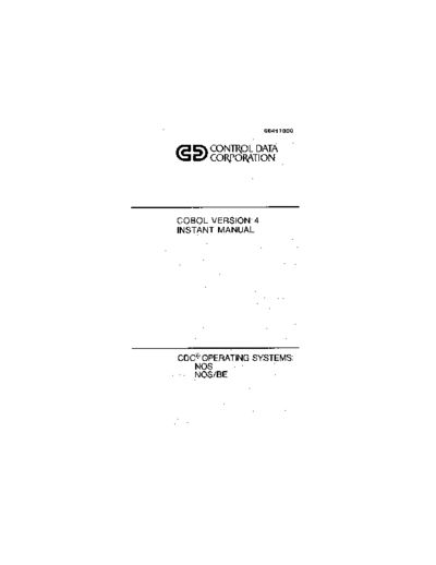 cdc 60497000B COBOL Version 4 Instant Jan80  . Rare and Ancient Equipment cdc cyber instant 60497000B_COBOL_Version_4_Instant_Jan80.pdf