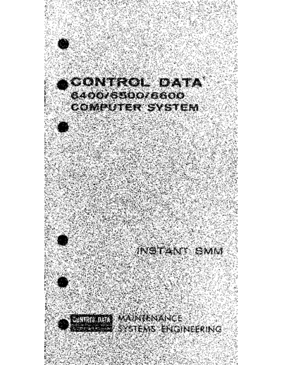 cdc 60299500 SMM Instant Nov69  . Rare and Ancient Equipment cdc cyber instant 60299500_SMM_Instant_Nov69.pdf
