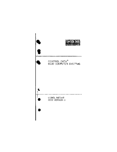 cdc 60327600A COBOL Ver 3 Instant Apr71  . Rare and Ancient Equipment cdc cyber instant 60327600A_COBOL_Ver_3_Instant_Apr71.pdf