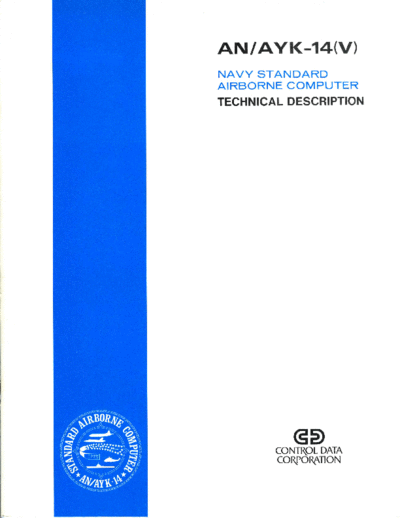 cdc G13693 AN AYK-14 Technical Description Jan80  . Rare and Ancient Equipment cdc military an_ayk-14 G13693_AN_AYK-14_Technical_Description_Jan80.pdf