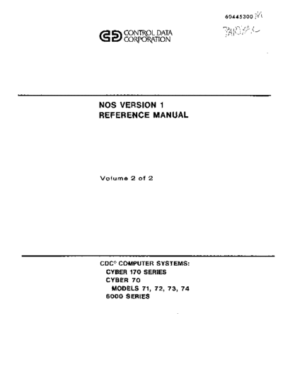 cdc 60445300M NOS Version 1 Reference Manual Volume 2 Dec80  . Rare and Ancient Equipment cdc cyber nos 60445300M_NOS_Version_1_Reference_Manual_Volume_2_Dec80.pdf