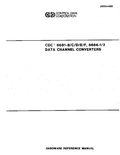 cdc 60334400J 6681 6684 Data Channel Converters HW Ref Nov79  . Rare and Ancient Equipment cdc cyber peripheralCtlr 60334400J_6681_6684_Data_Channel_Converters_HW_Ref_Nov79.pdf