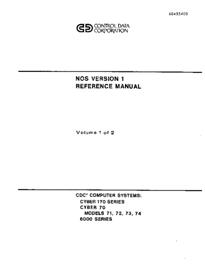 cdc 60435400H NOS Version 1 Reference Volume 1 Dec78  . Rare and Ancient Equipment cdc cyber nos 60435400H_NOS_Version_1_Reference_Volume_1_Dec78.pdf