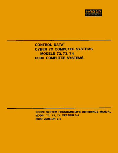 cdc 60306500A 1971 SCOPE34 SPRM  . Rare and Ancient Equipment cdc cyber scope 60306500A_1971_SCOPE34_SPRM.pdf